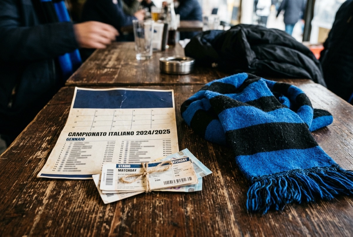 Poster con il calendario delle partite della stagione nerazzurra